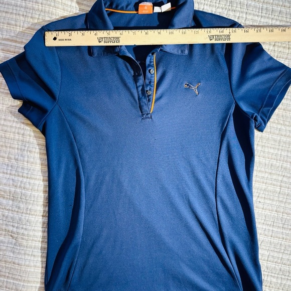 Puma Dry Cell Blue And Orange Women’s Golf Polo, Size L - Picture 9 of 11
